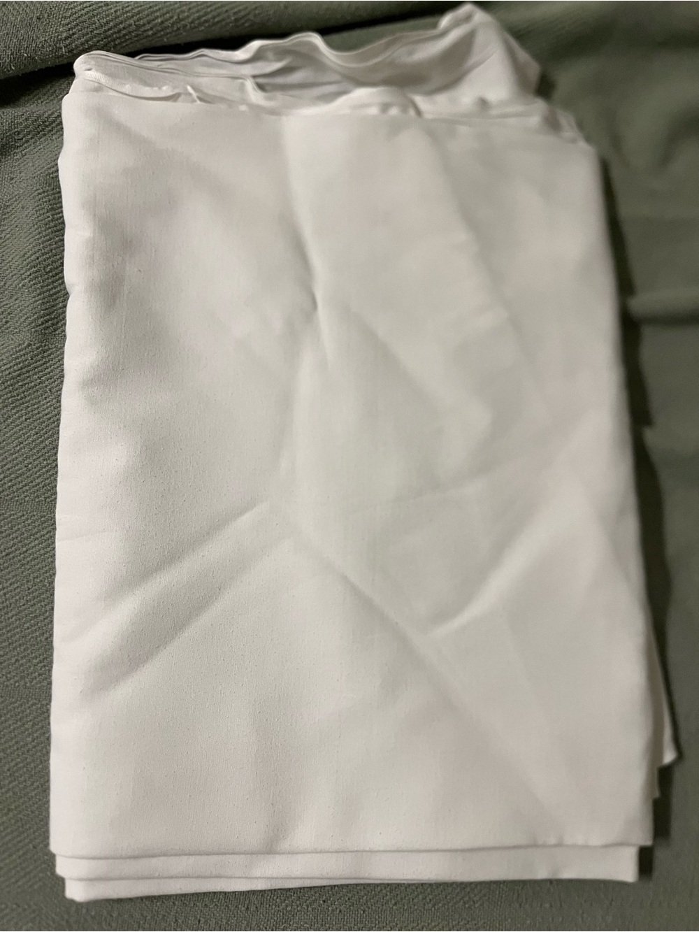 Twin Size White Bedsheet